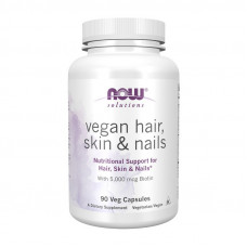 NOW Vegan Hair, Skin & Nails (90 veg capsules)