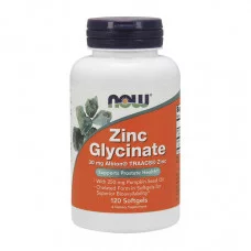NOW Zinc Glycinate 30 mg (120 softgels)