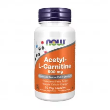 NOW Acetyl-L-Carnitine 500 mg (50 veg caps)