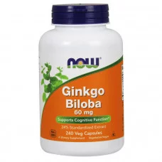 NOW Ginkgo Biloba 60 mg (240 caps)