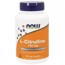 NOW L-Citrulline 750 mg (90 veg caps)