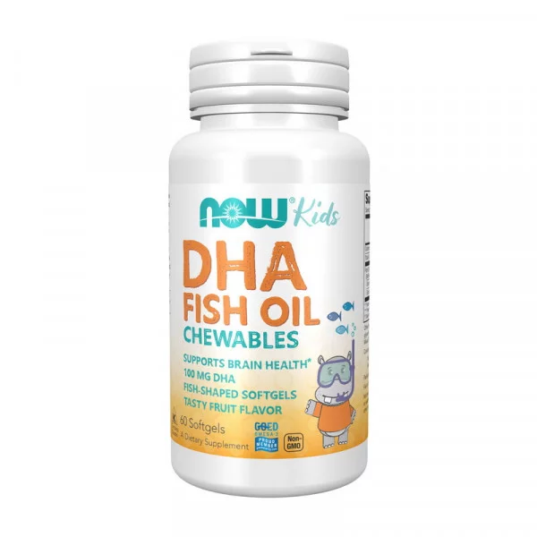 NOW Kids Chewable DHA (60 softgels)