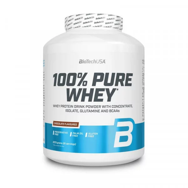 BioTech 100% Pure Whey (2,27 kg, black biscuit)