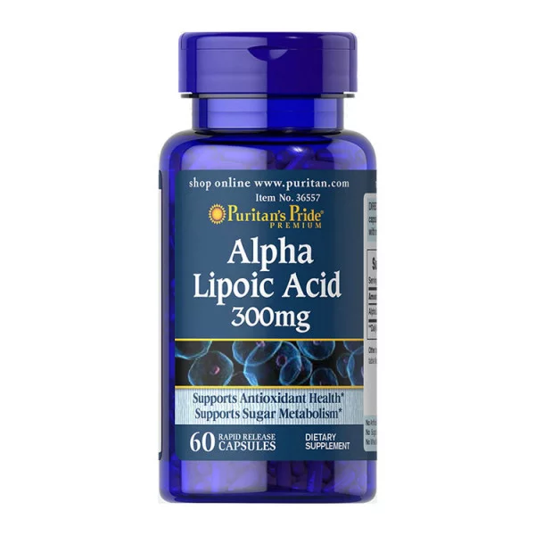 Puritan's Pride Alpha Lipoic Acid 300 mg (60 caps)