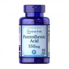 Puritan's Pride Pantothenic Acid 550 mg (100 caplets)