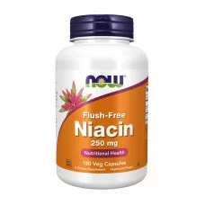 NOW Flush-Free Niacin 500 mg Double Strength (180 veg caps)