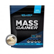 Willmax Mass Gainer (порушено цілісність упаковки) (2 kg, полуниця)