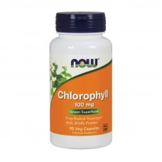 NOW Chlorophyll 100 mg (90 caps, mint)