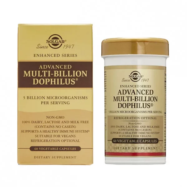 Solgar Advanced Multi-Billion Dophilus (60 veg caps)