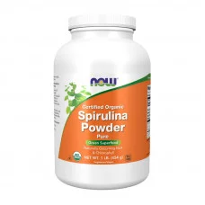 NOW Organic Spirulina Powder (454 g, pure)