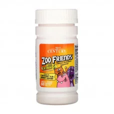 21st Century Zoo Friends with Extra C Children's Multivitamin (60 chewable tabs)
