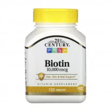 21st Century Biotin 10 000 mcg (120 tabs)