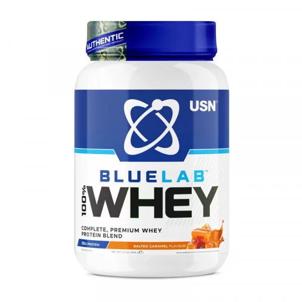 USN Blue Lab 100% Whey Premium Protein (908 g, salted caramel)