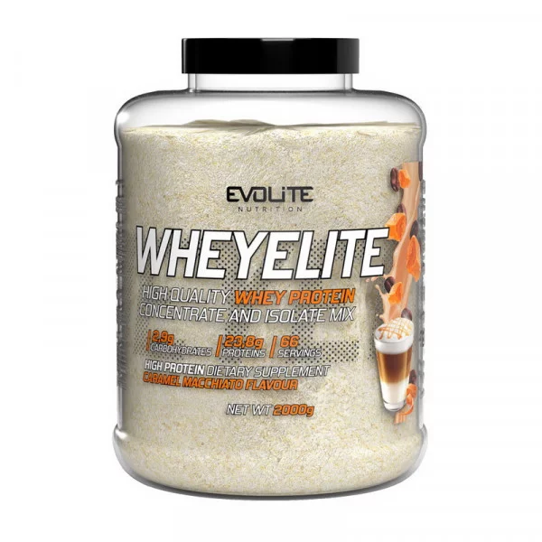 Whey Elite (2 kg, caramel macchiato) Evolite Nutrition