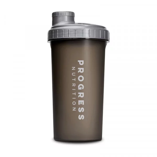 Progress Nutrition Shaker (700 ml, smoke/silver)