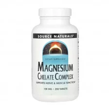 Source Naturals Magnesium Chelate Complex (250 tab)