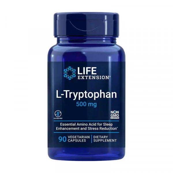 Life Extension L-Tryptophan 500 mg (90 veg caps)