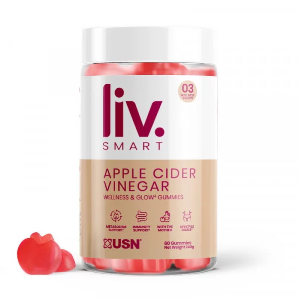 Liv.Smart Apple Cider Vinegar Gummies (60 gummies) USN