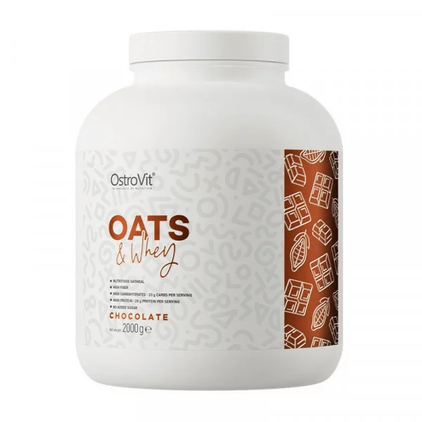 OstroVit Oats & Whey (вакуум у банці) (2 kg, strawberry)
